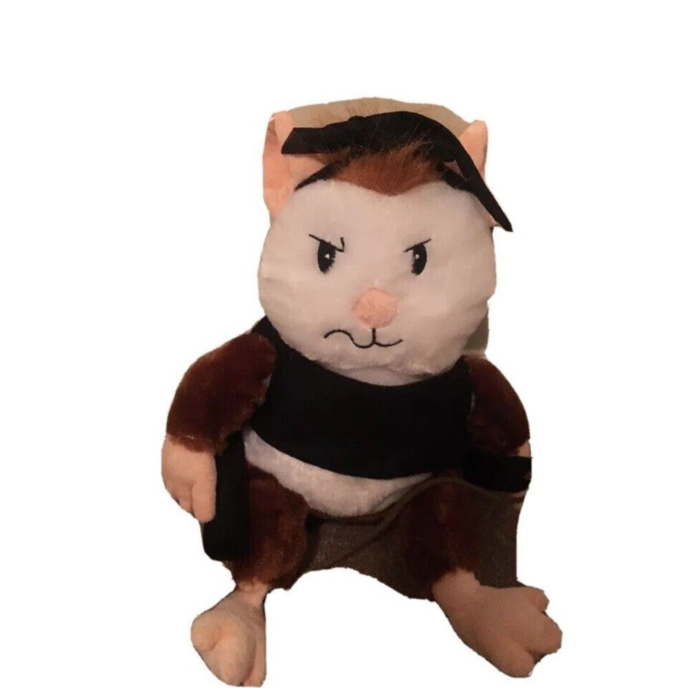 Hot Topic Plush Furry Hamster Animal Backpack Sack Bag Multi-Color